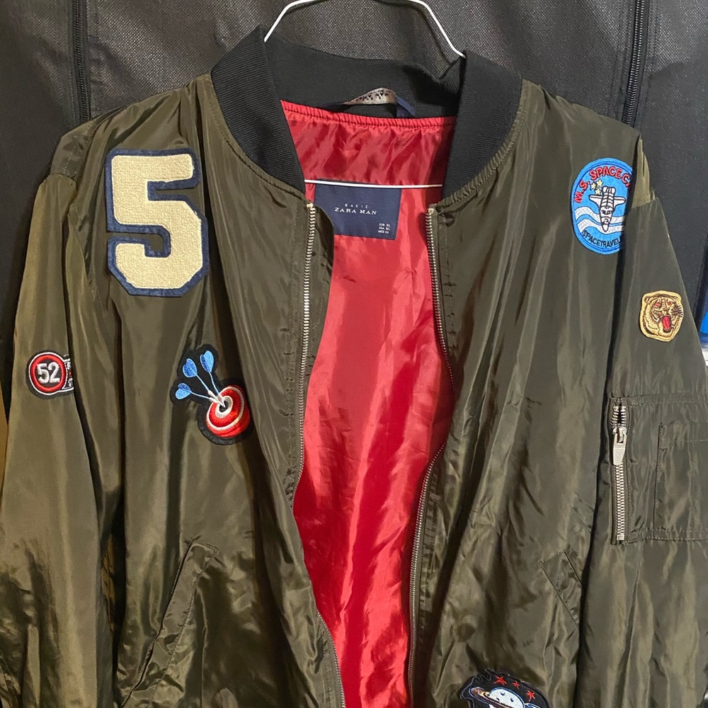 Zara men’s bomber jacket